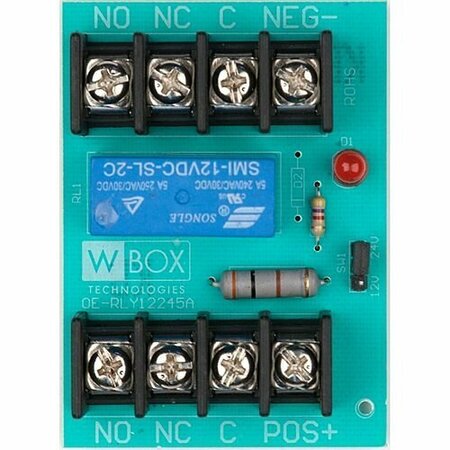 W BOX RELAY 12-24VDC At 5A DPDT 0E-RLY12245A